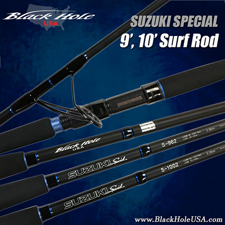 Surf Rods Black Hole USA Suzuki Special Surf Spinning Rods 1 Surf Rods Black Hole USA Suzuki Special Surf Spinning Rods