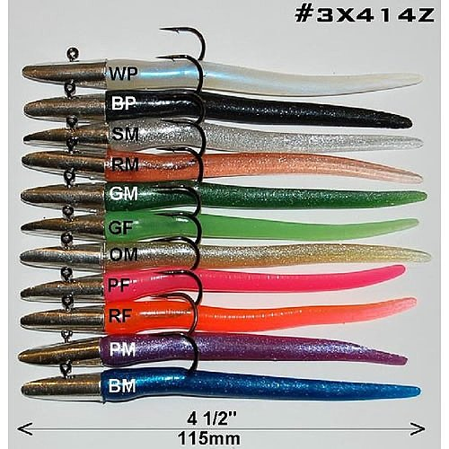 Soft Plastics RonZ Original Series Rigged Soft Baits 1 Soft Plastics RonZ Original Series Rigged Soft Baits