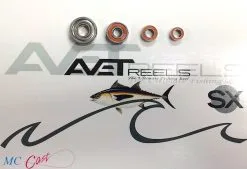 Reel Accessories J&H Tackle Sealed ABEC-7 Ceramic Ball Bearing Upgrade Kit For Avet SXJ-SX-MXJ-MXL