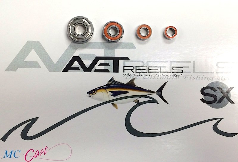 Reel Accessories J&H Tackle Sealed ABEC-7 Ceramic Ball Bearing Upgrade Kit For Avet SXJ-SX-MXJ-MXL 1 Reel Accessories J&H Tackle Sealed ABEC-7 Ceramic Ball Bearing Upgrade Kit For Avet SXJ-SX-MXJ-MXL
