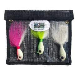 Jigs And Spoons S&S Bucktails John Skinner Swing Hook Fluke Bucktail Bundle