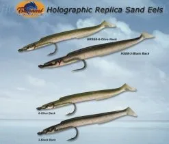 Soft Plastics Tsunami Holographic Replica Sand Eels
