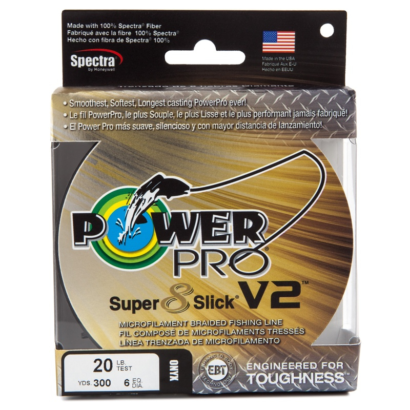 PowerPro Super Slick V2 Braided Line 1 PowerPro Super Slick V2 Braided Line