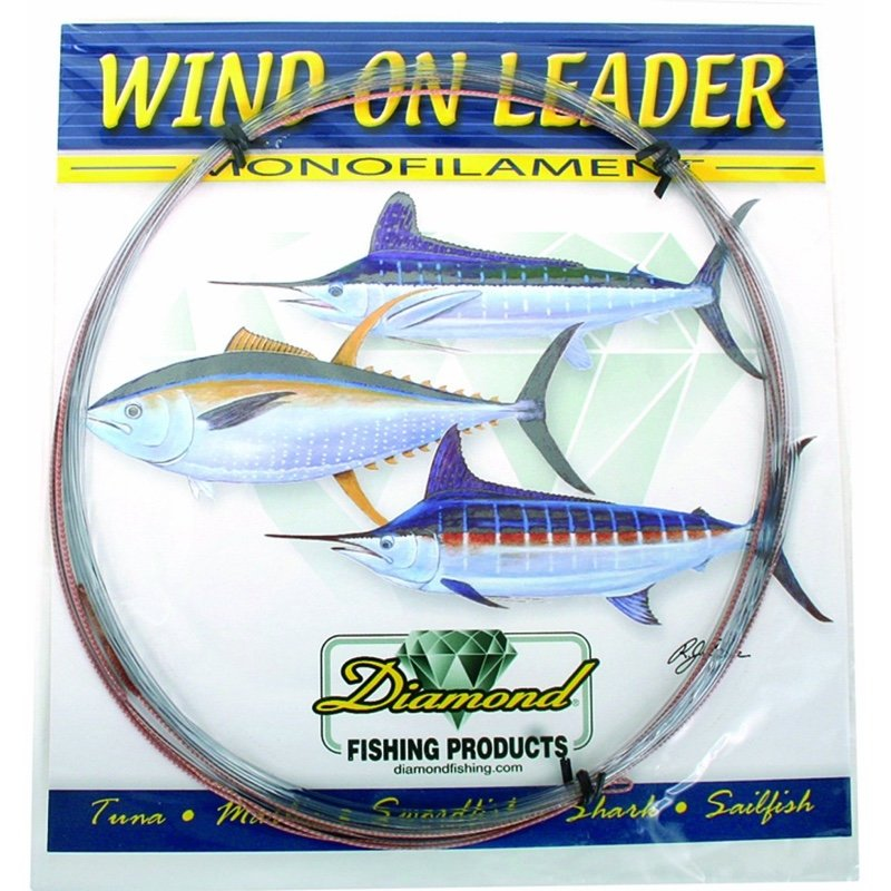 Diamond Monofilament Wind-On Leaders 1 Diamond Monofilament Wind-On Leaders