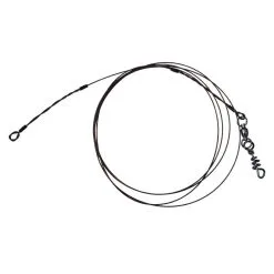 Leaders ChatterLures Traditional 400 LB Cable Shark Leader With 450 LB Corkscrew