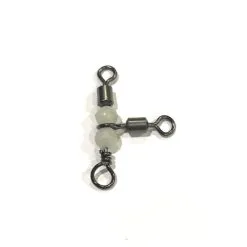 Swivels Tsunami Rolling T Swivel With Glow Beads