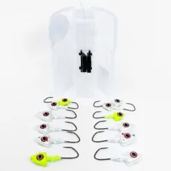Hooks S&S Bucktails Fishaholic TRI Jig Head Bundle